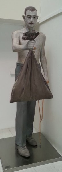 What does he have in the bag?